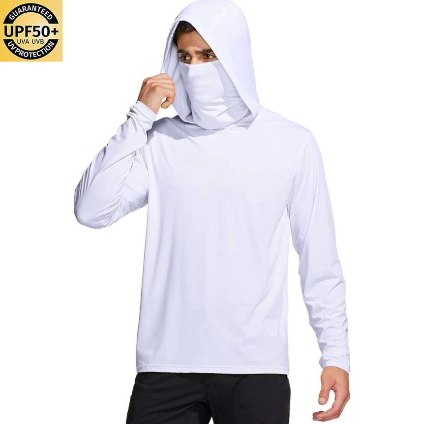 Fishing Shirt Uv Protection - Chemise de pêche à capuche de