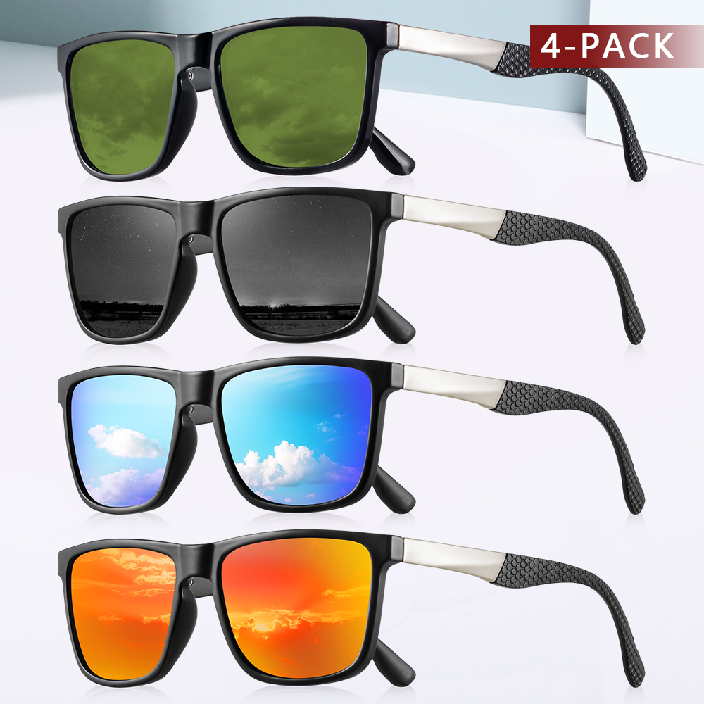 CRIXALIS 4 pièces lunettes de  - Fishing Sunglasses Polarized avis et prix