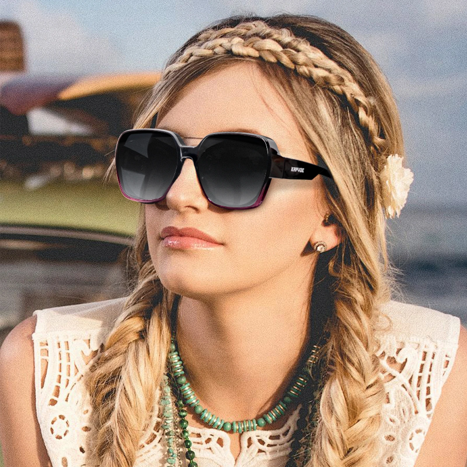 Lunettes de soleil Kapvoe, idé - Fishing Sunglasses Polarized avis et prix