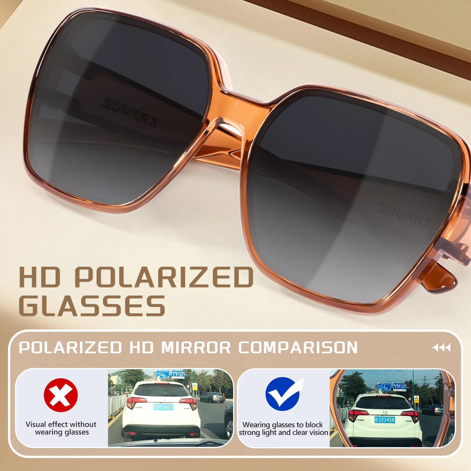 Lunettes de soleil Kapvoe, idé - Fishing Sunglasses Polarized avis et prix